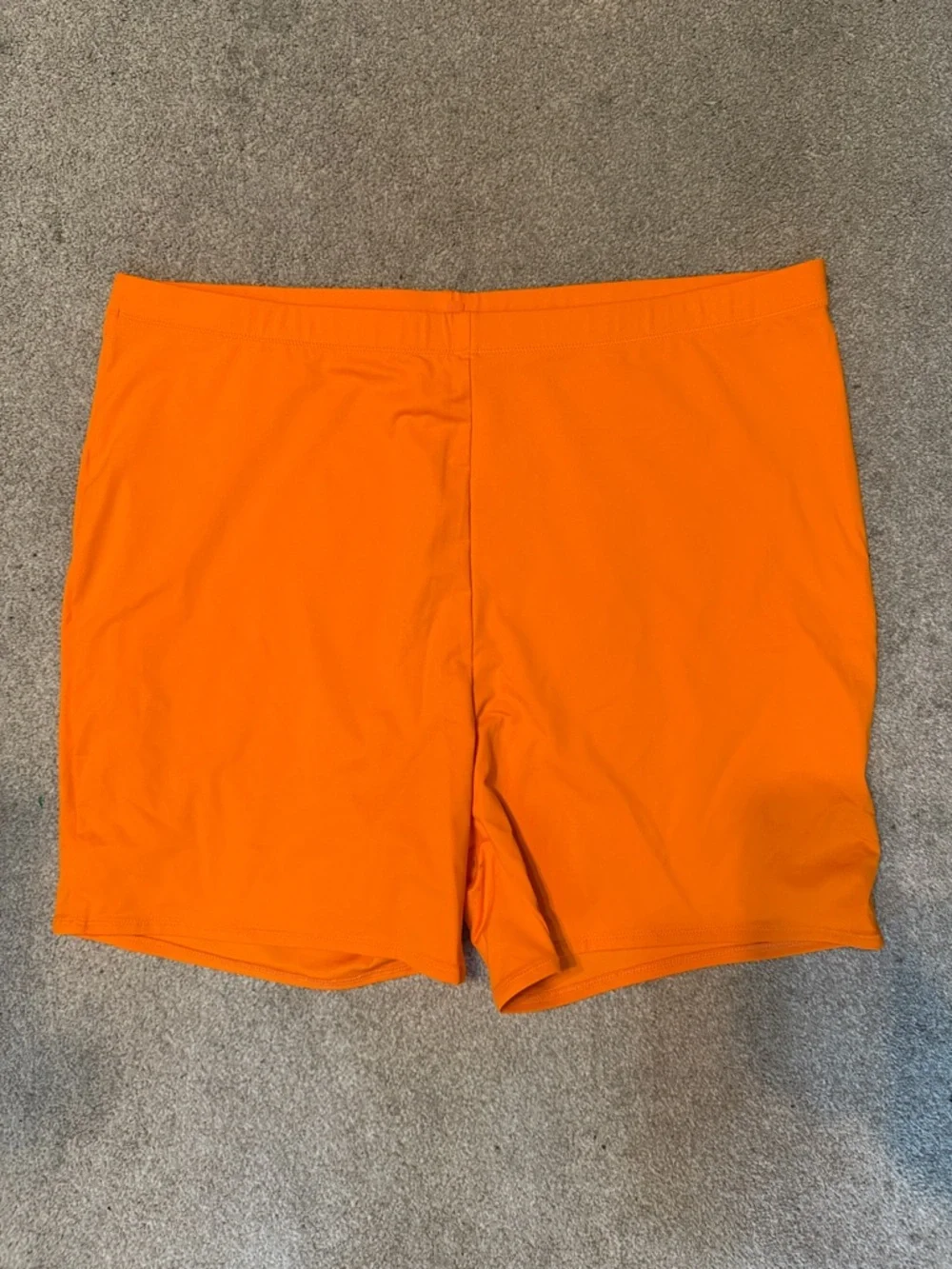 Skims Bright Orange Mid Waist Swim‎ Short Size 4X